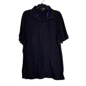 croft barrow Shirts Croft Barrow Mens Black Short Sleeves True Comfort Pique Polo Shirt Xl Tall Poshmark